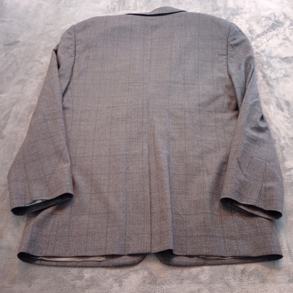 Brooks Brothers 1818 Regent‎ Blazer 40R Gray Windowpane Loro Piana Wool Italy - Picture 16 of 16